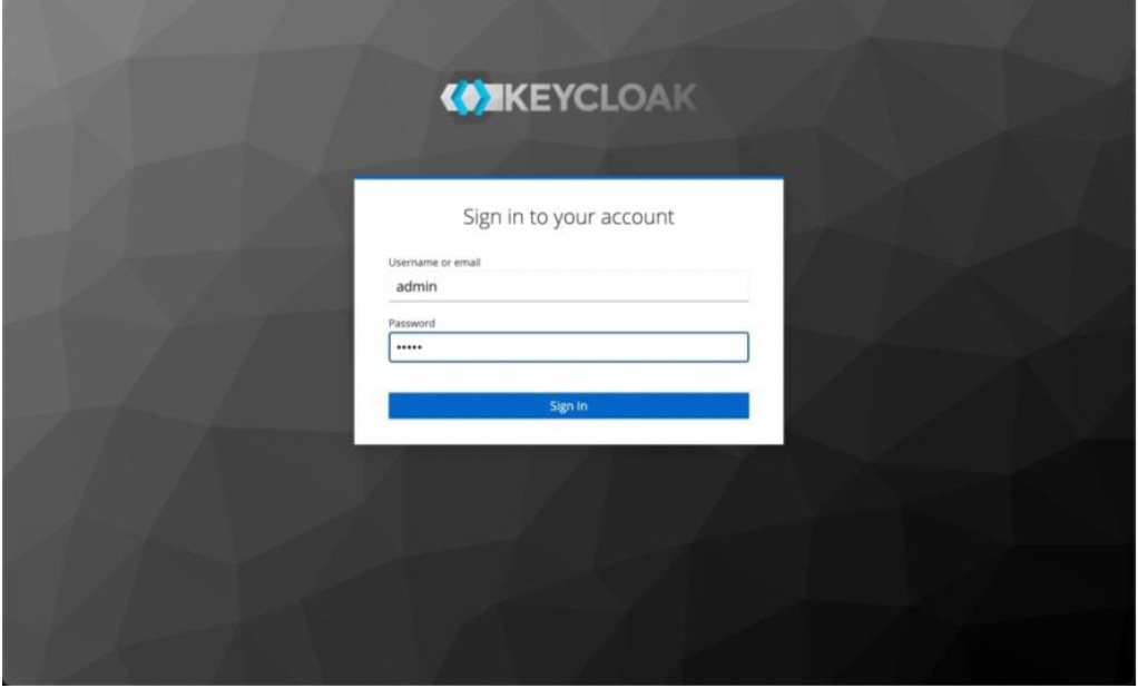 Keycloak Admin Login